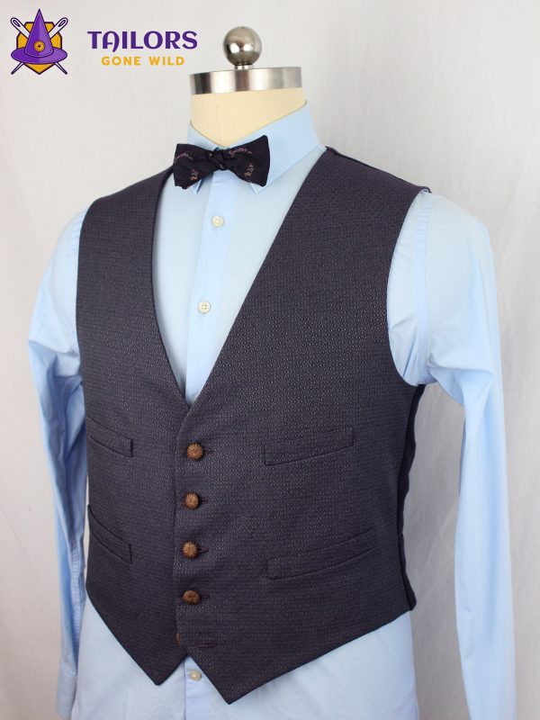 11th Doctor "scales" waistcoat sewing pattern