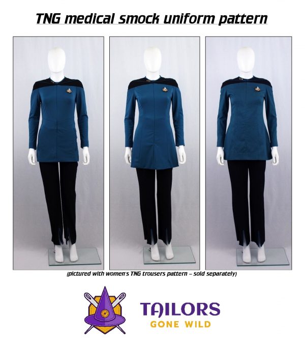 TNG medical smock sewing pattern - Tailors Gone Wild